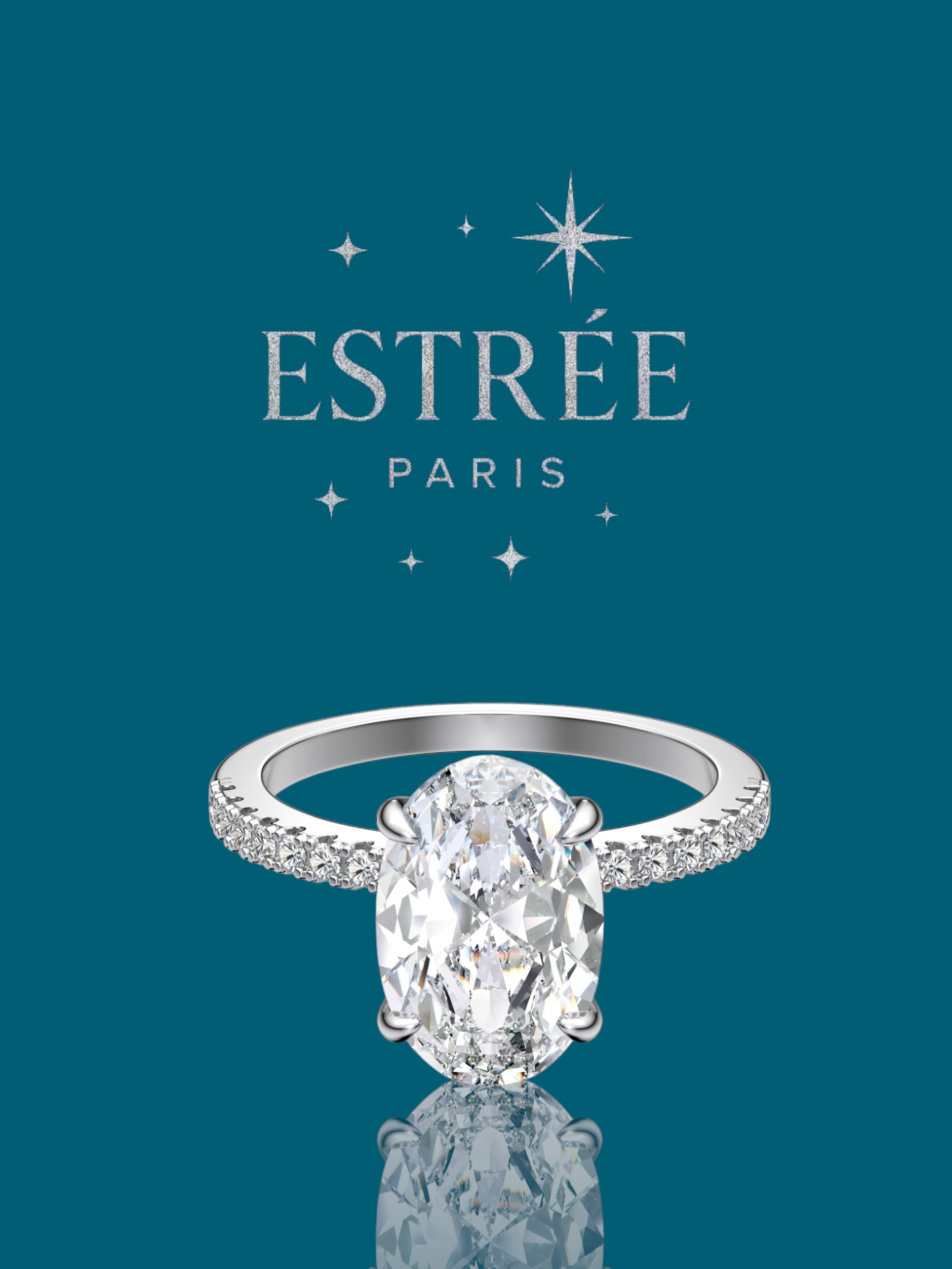Bague Livi Glow 💎- Moissanite Argent 925