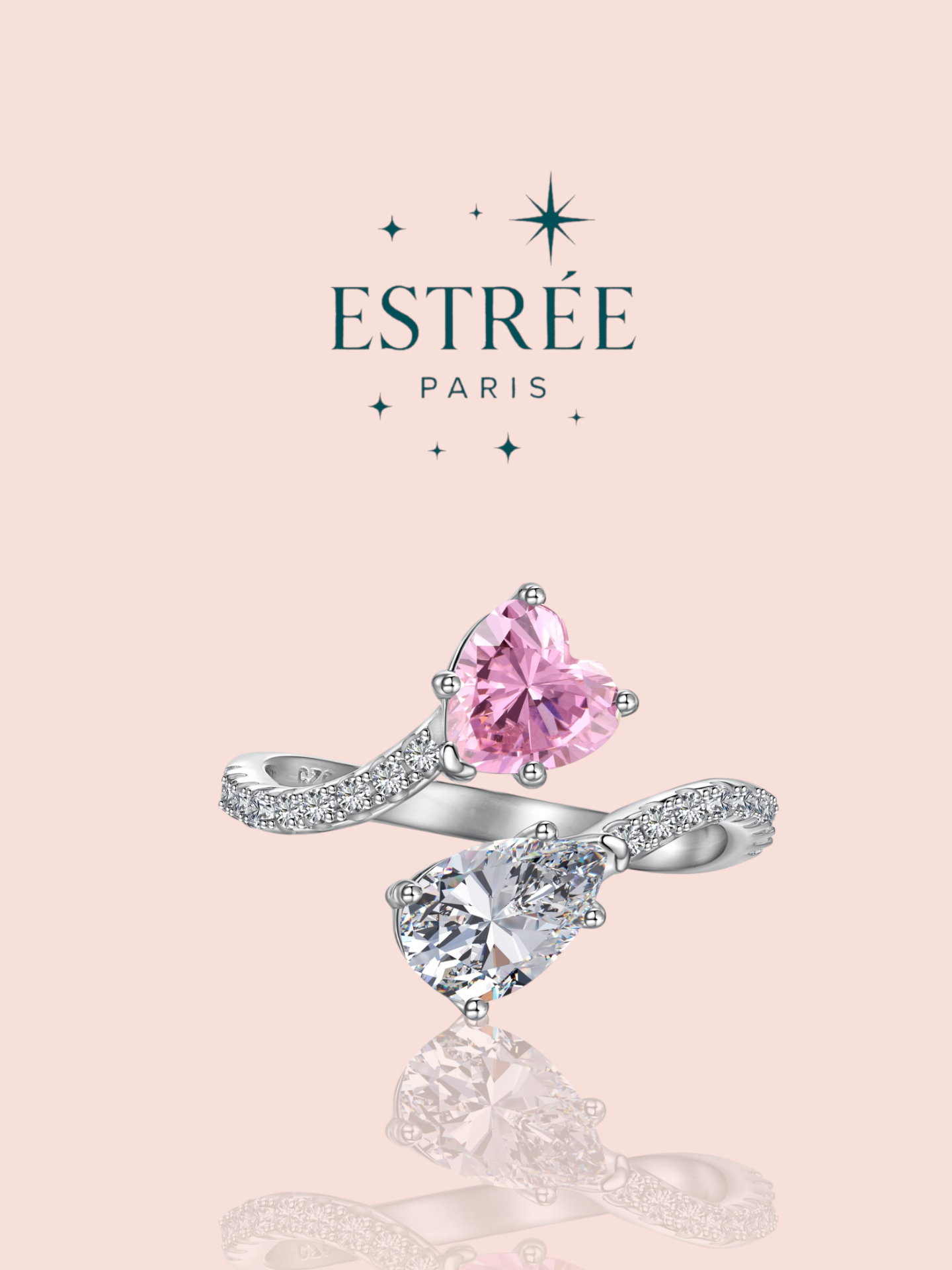 Bague You & I - Pink