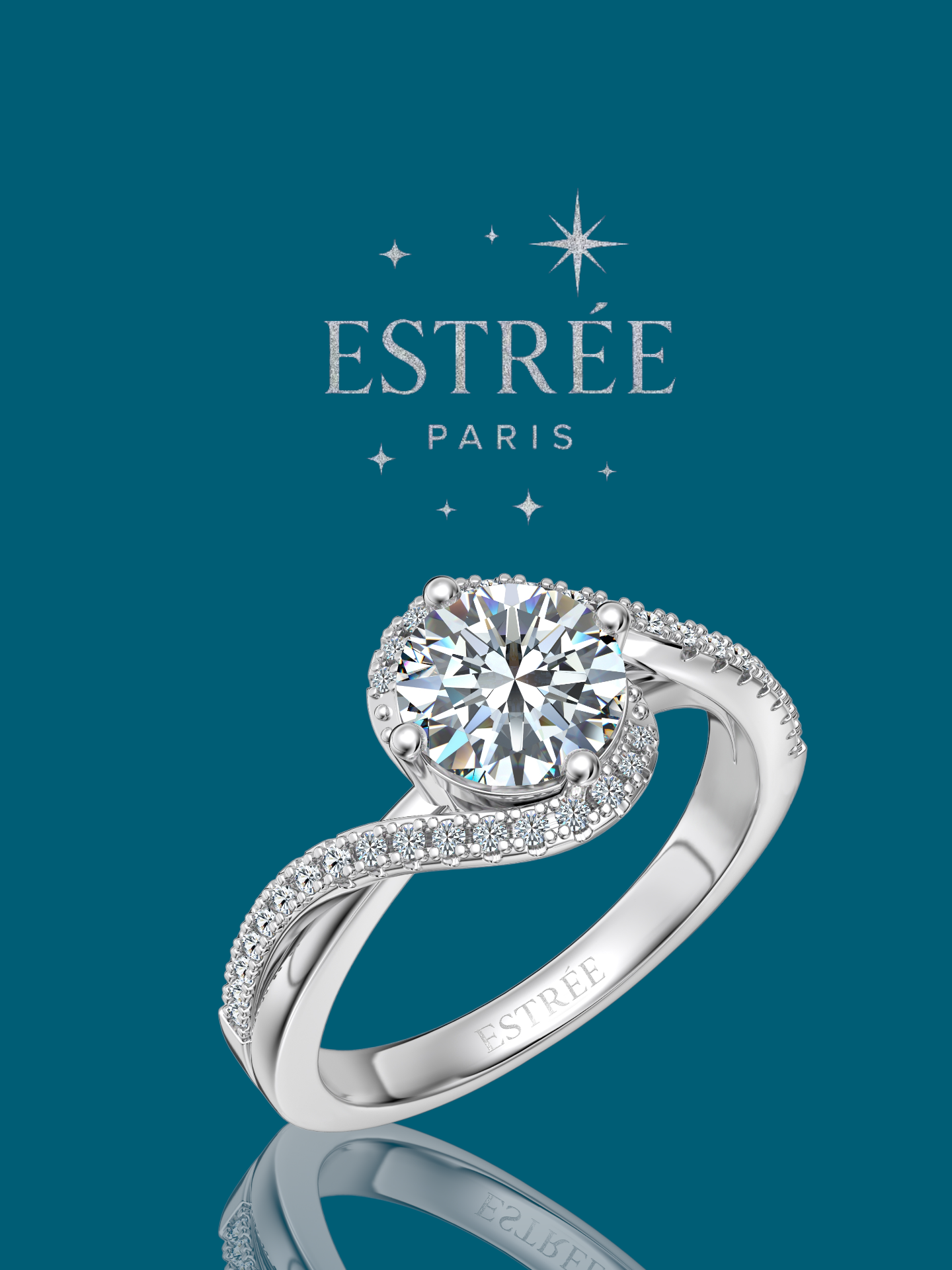 Bague Ice Wave - Moissanite Argent 925 💎