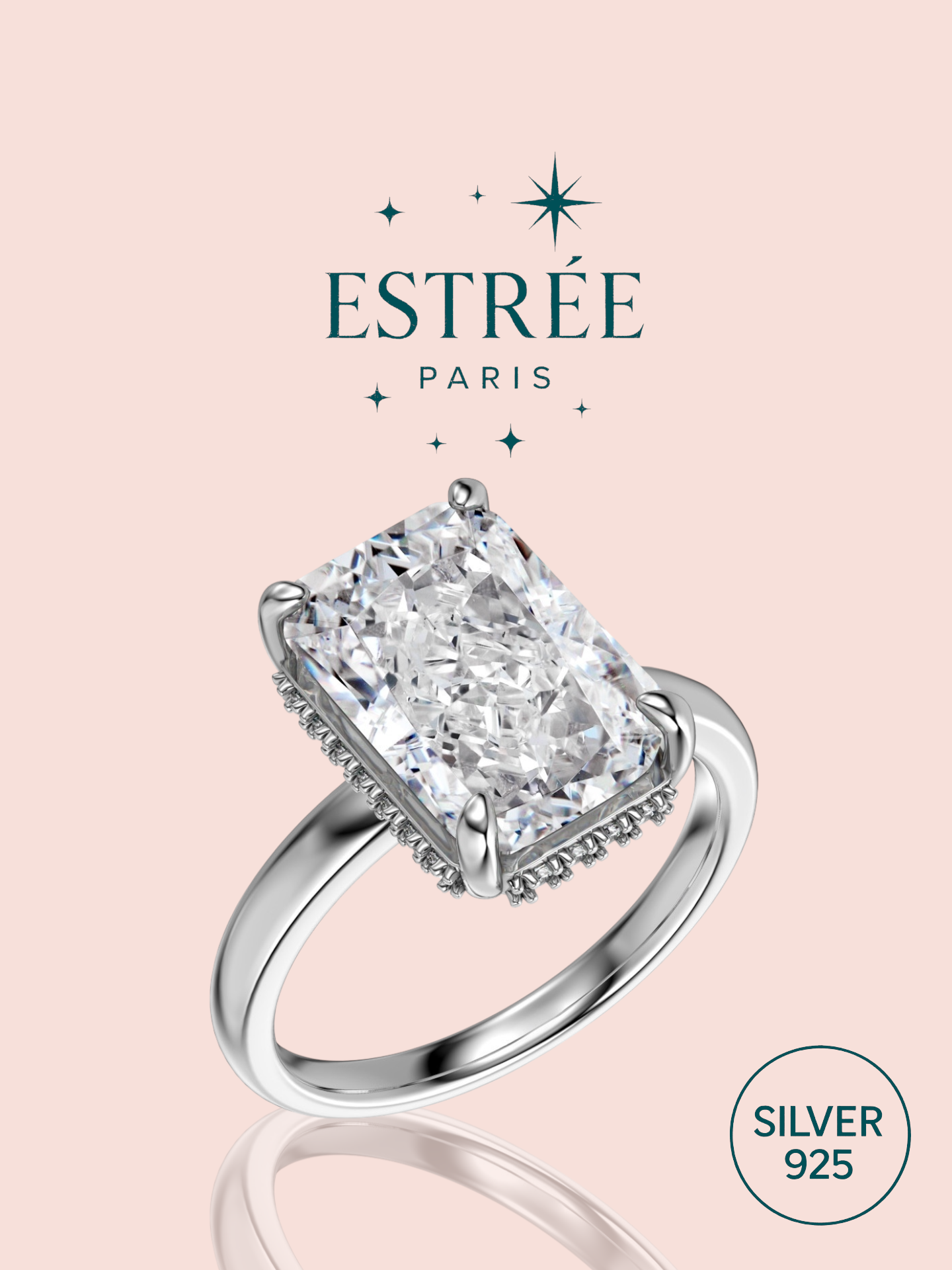White Whisper Ring