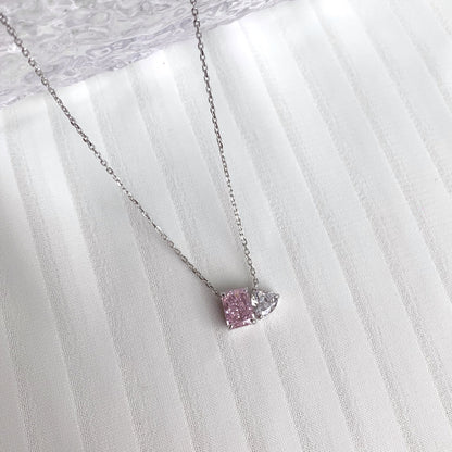 Collier Side by Side pink