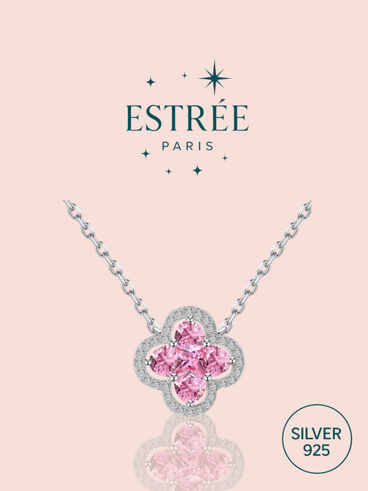 Blush Clover Necklace