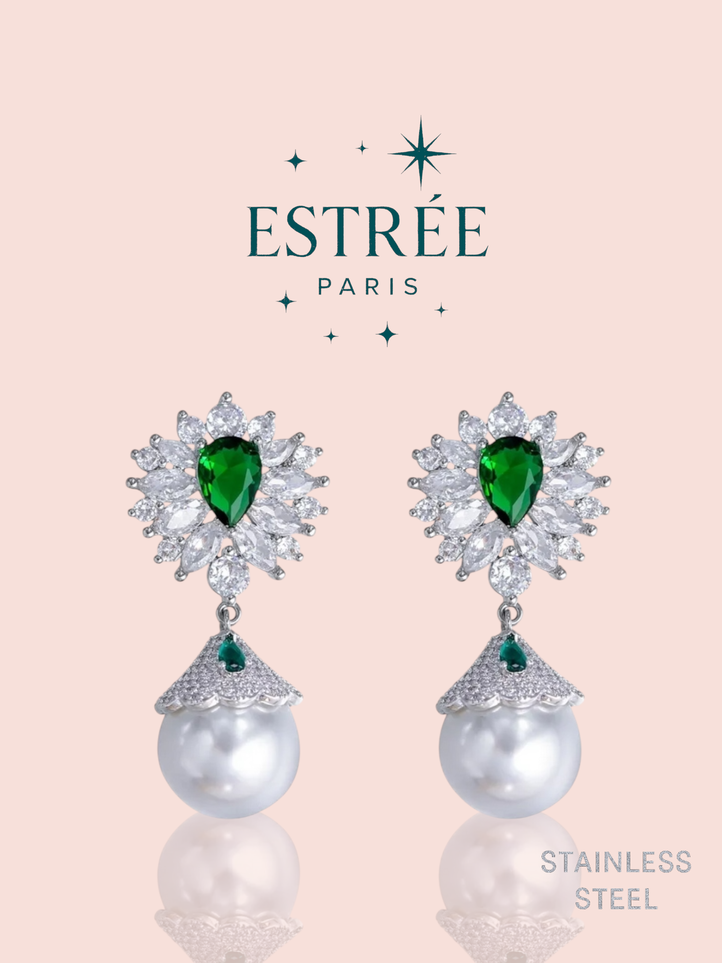 Boucles d'Oreilles Eden Petal Drop
