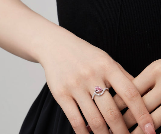 Bague Pink Wave
