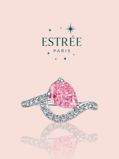 Bague Pink Wave