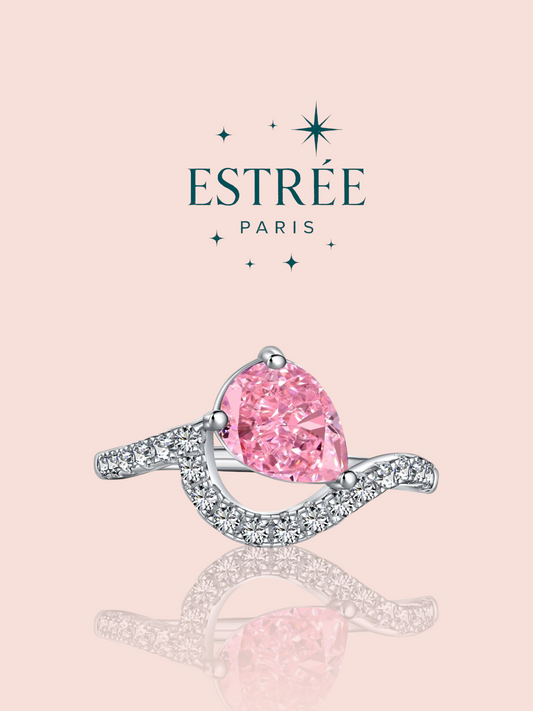 Bague Pink Wave