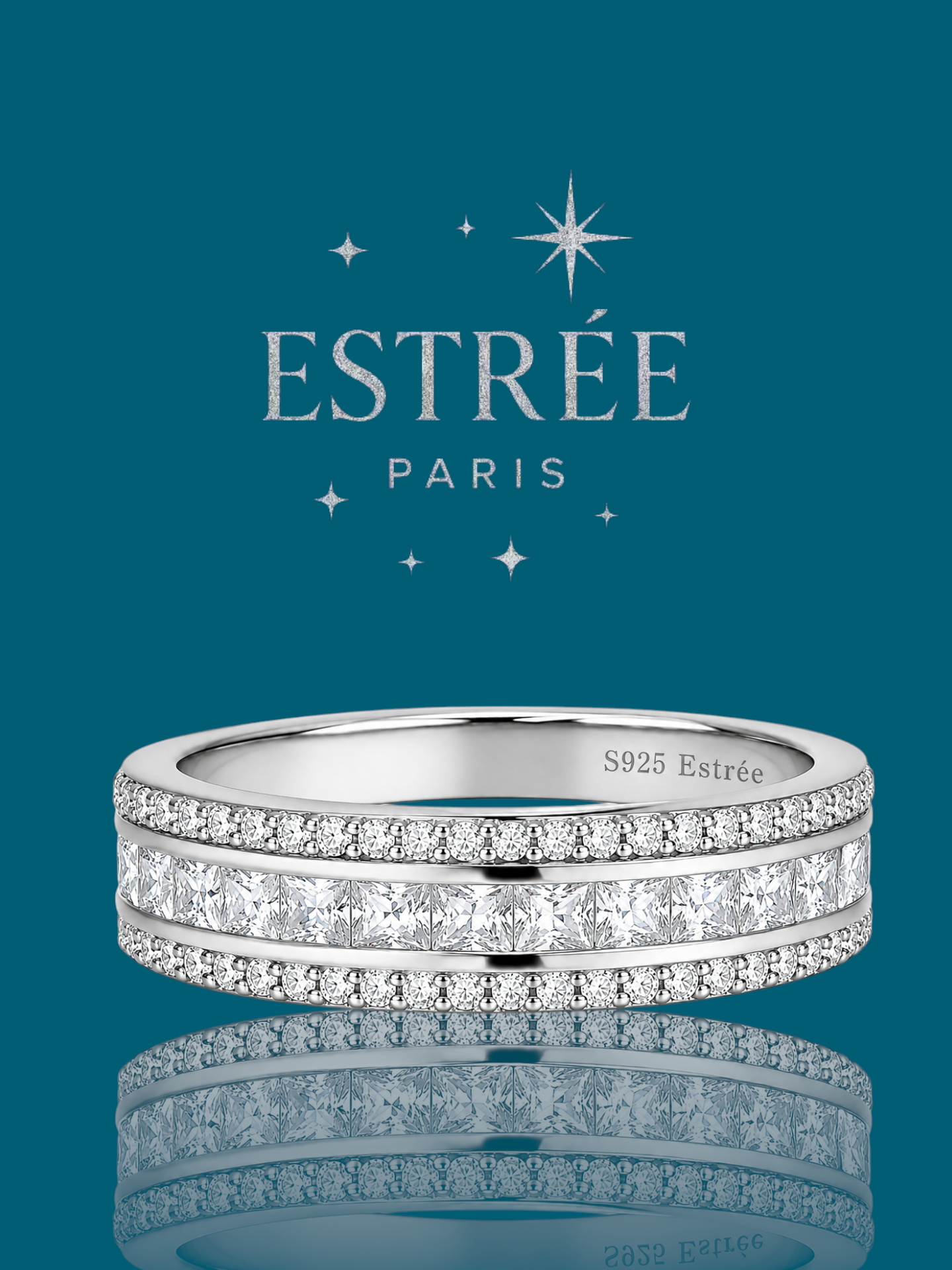 Bague Wife Me Diamante💎- Moissanite Argent 925