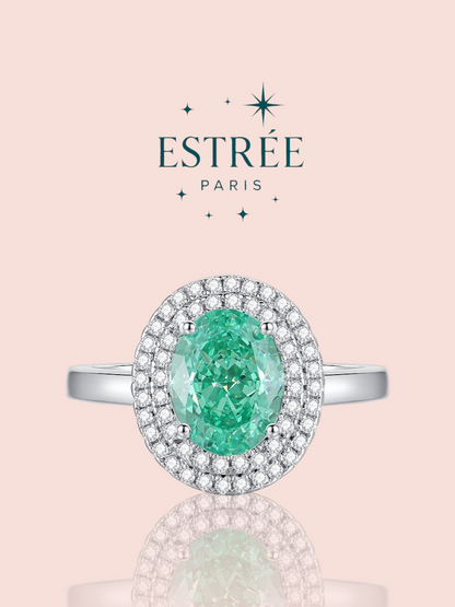 Bague Aqua Halo