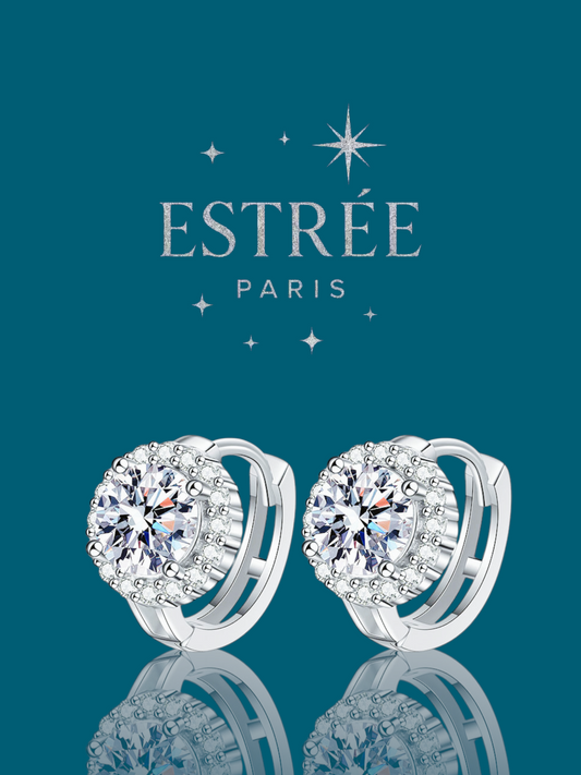 Dormeuses Bloomy💎- Moissanite Argent 925