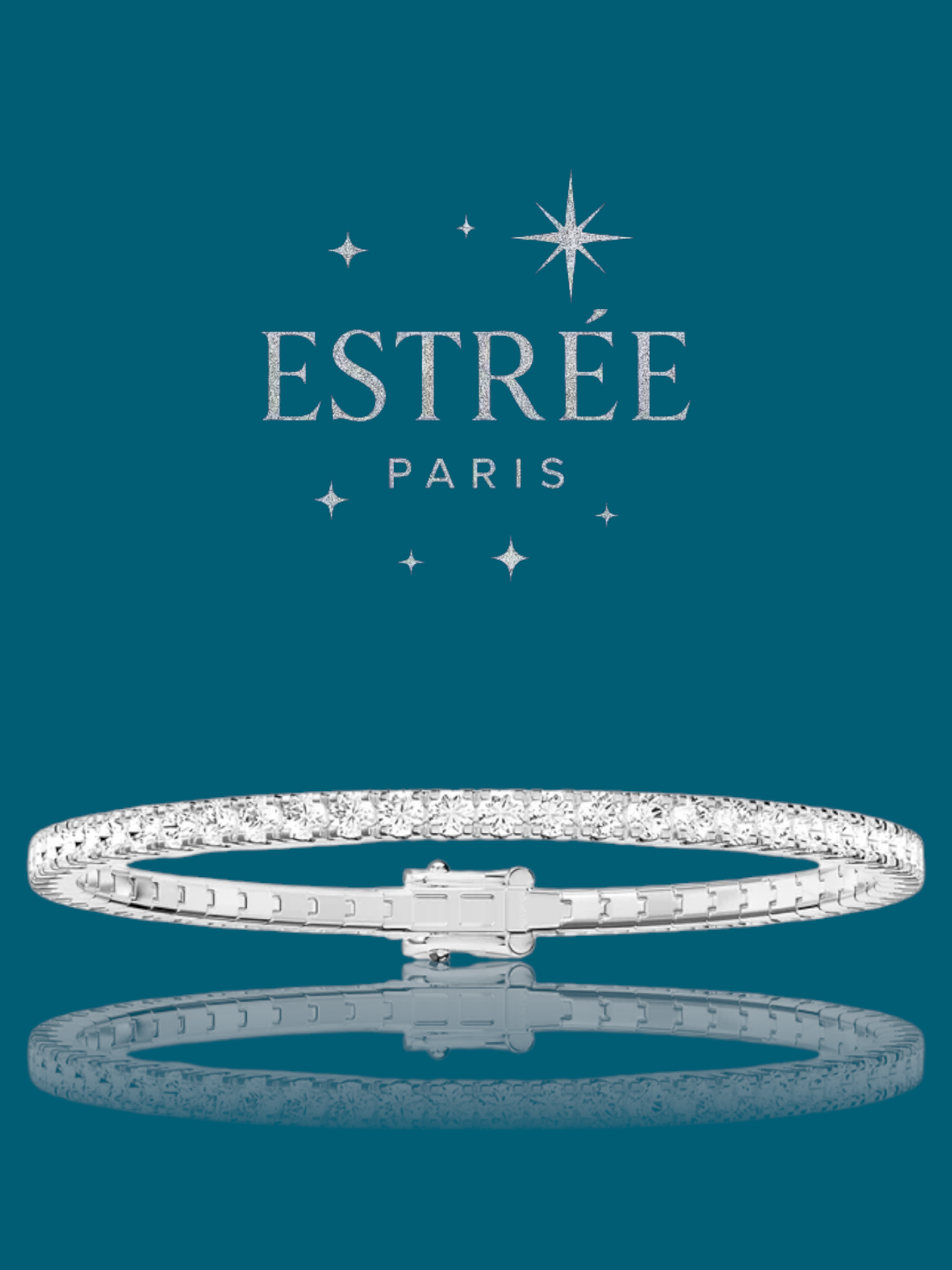 Bracelet Glamour 2 mm  - Moissanite Argent 925 💎