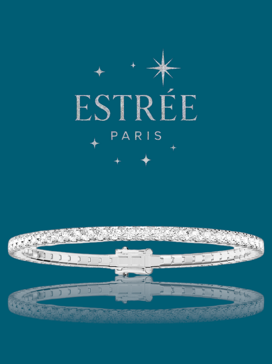 Bracelet Glamour 2 mm  - Moissanite Argent 925 💎