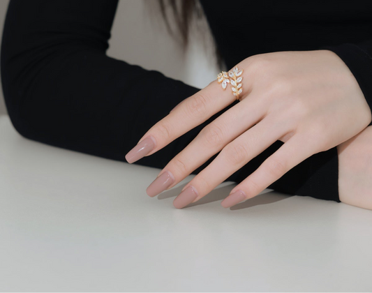 Bague Leaf - Dorée