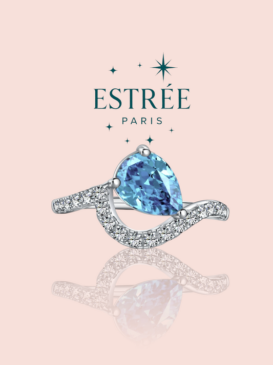 Bague Blue Wave