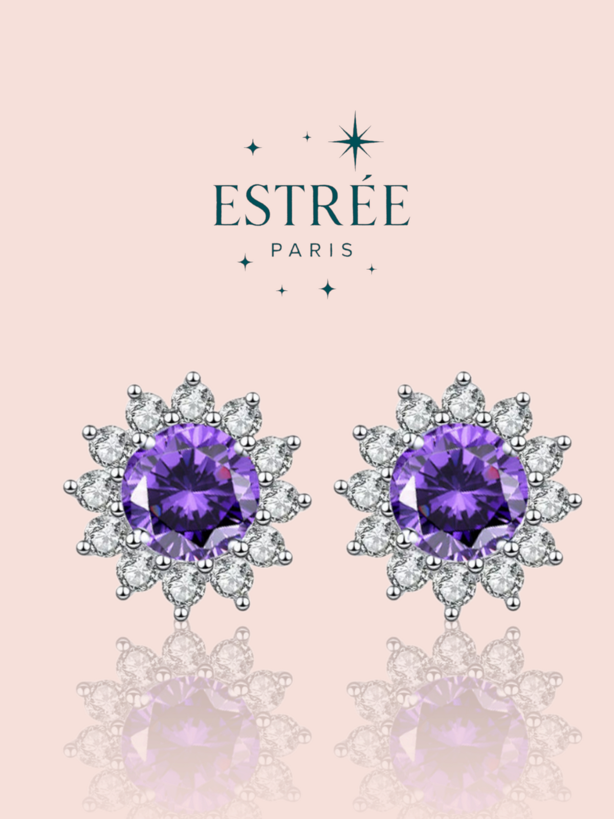 [Edition crépuscule] Boucles d’oreilles Marguerite Stardust