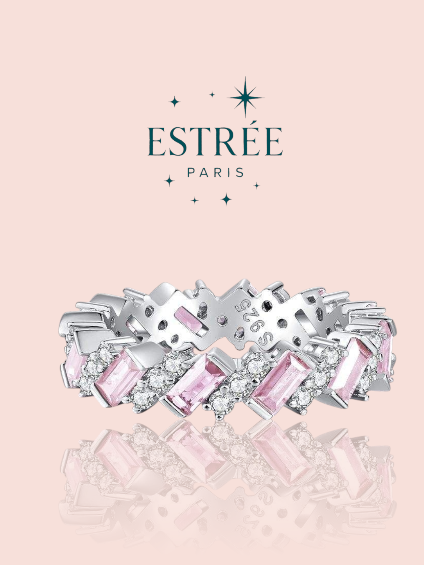 [Pink Sunrise🌺] [Sur commande] Alliance Pink Baguette
