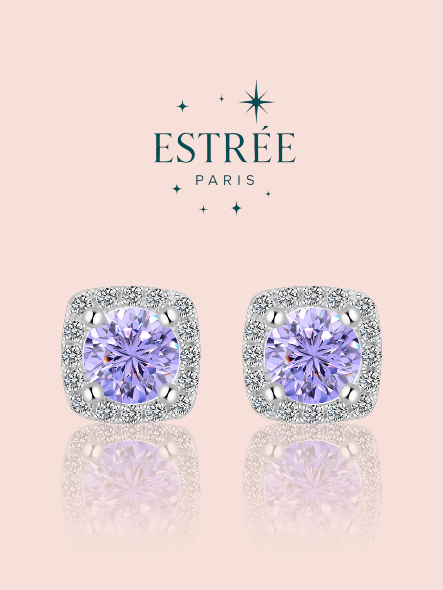 Boucles d'oreilles Eternal Lila