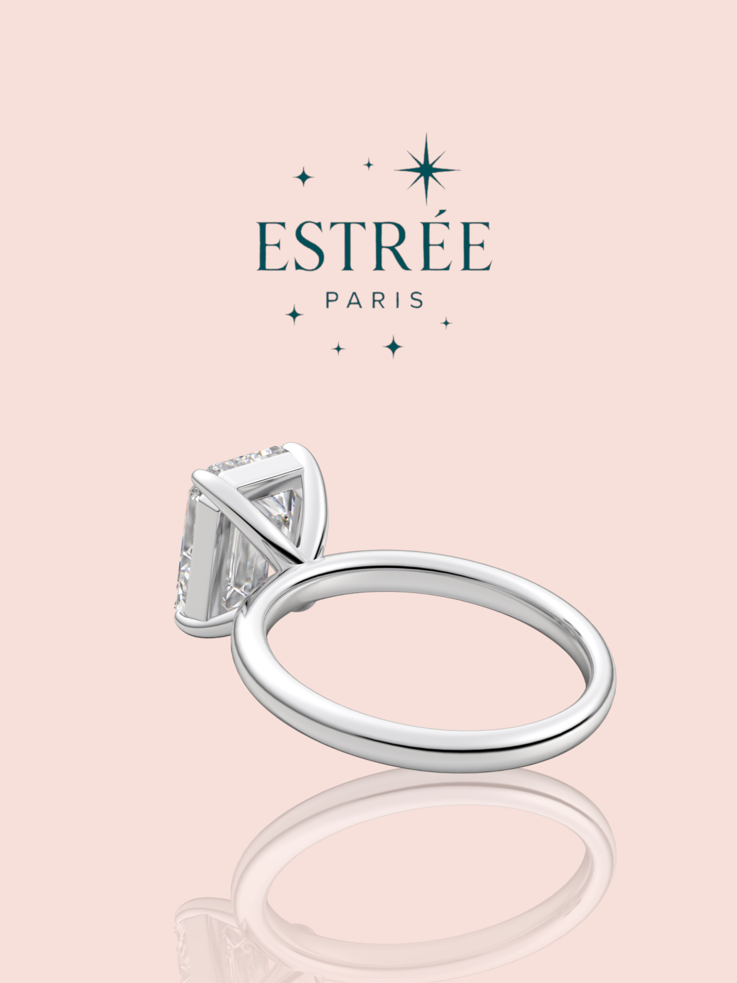 Bague MoonLight Kiss Emerald Cut