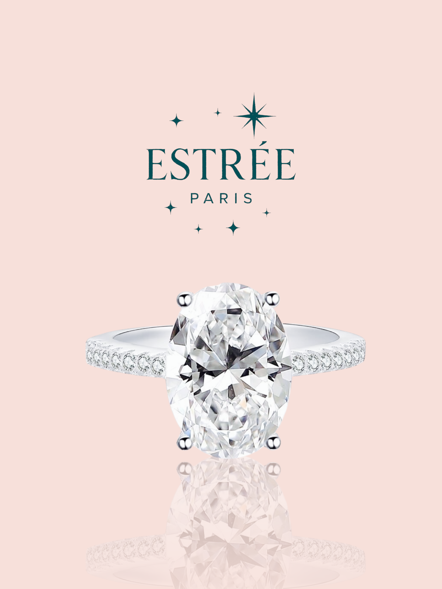 Bague Livi Glow Argenté Estrée Paris