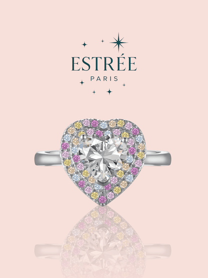 Bague Rainbow Valentine 🩷