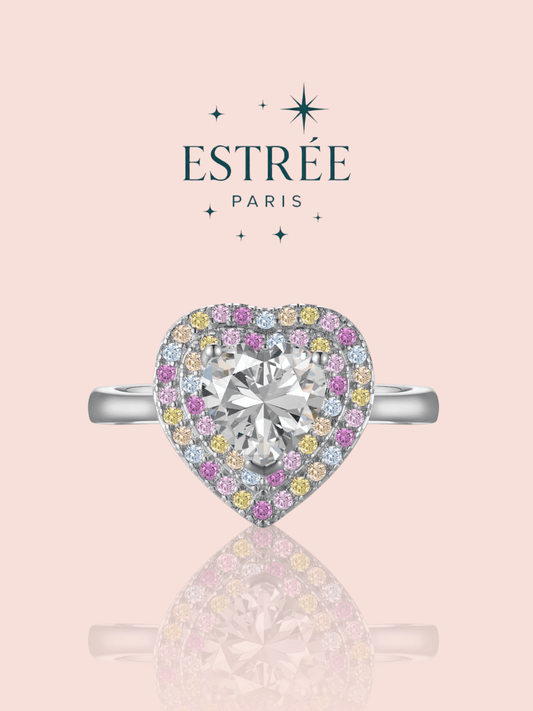 Bague Rainbow Valentine 🩷