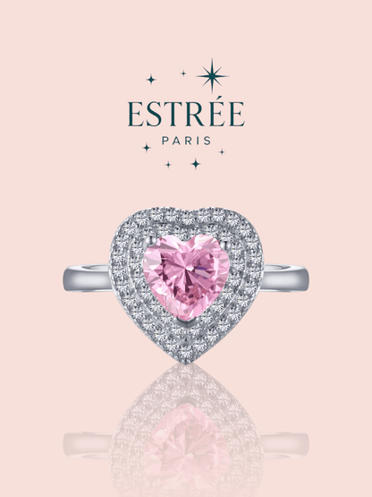 Bague rosy valentine ziconium argent 925 Estrée Paris