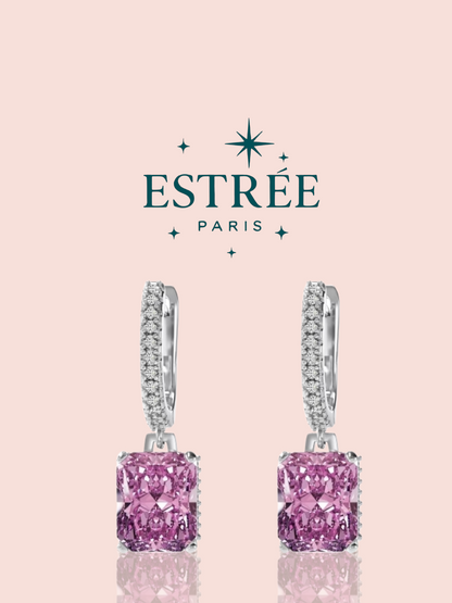 Boucles d’oreilles Whisper Pourpre