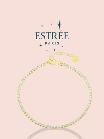 Bracelet Glamour S réglable en argent 925 Estrée Paris