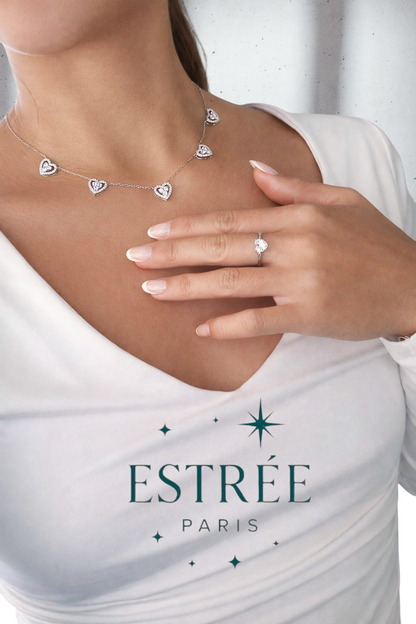 Collier Multi Heart