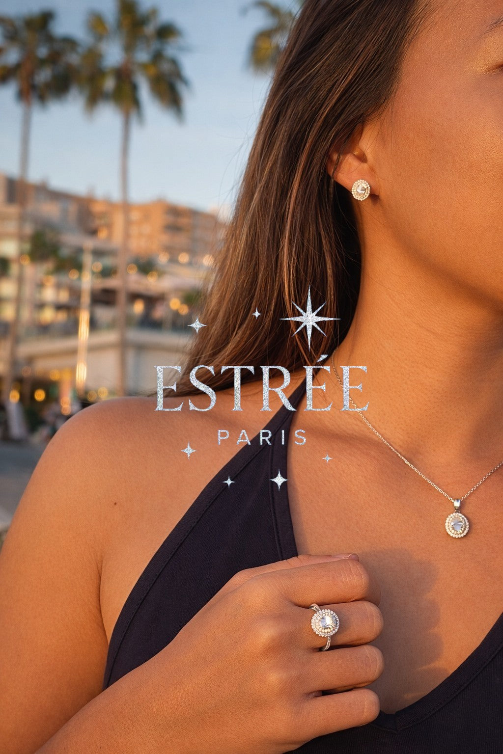 Boucles d'oreilles Ice Halo - Moissanite Argent 925 💎