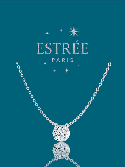 Collier East West 💎- Moissanite Argent 925