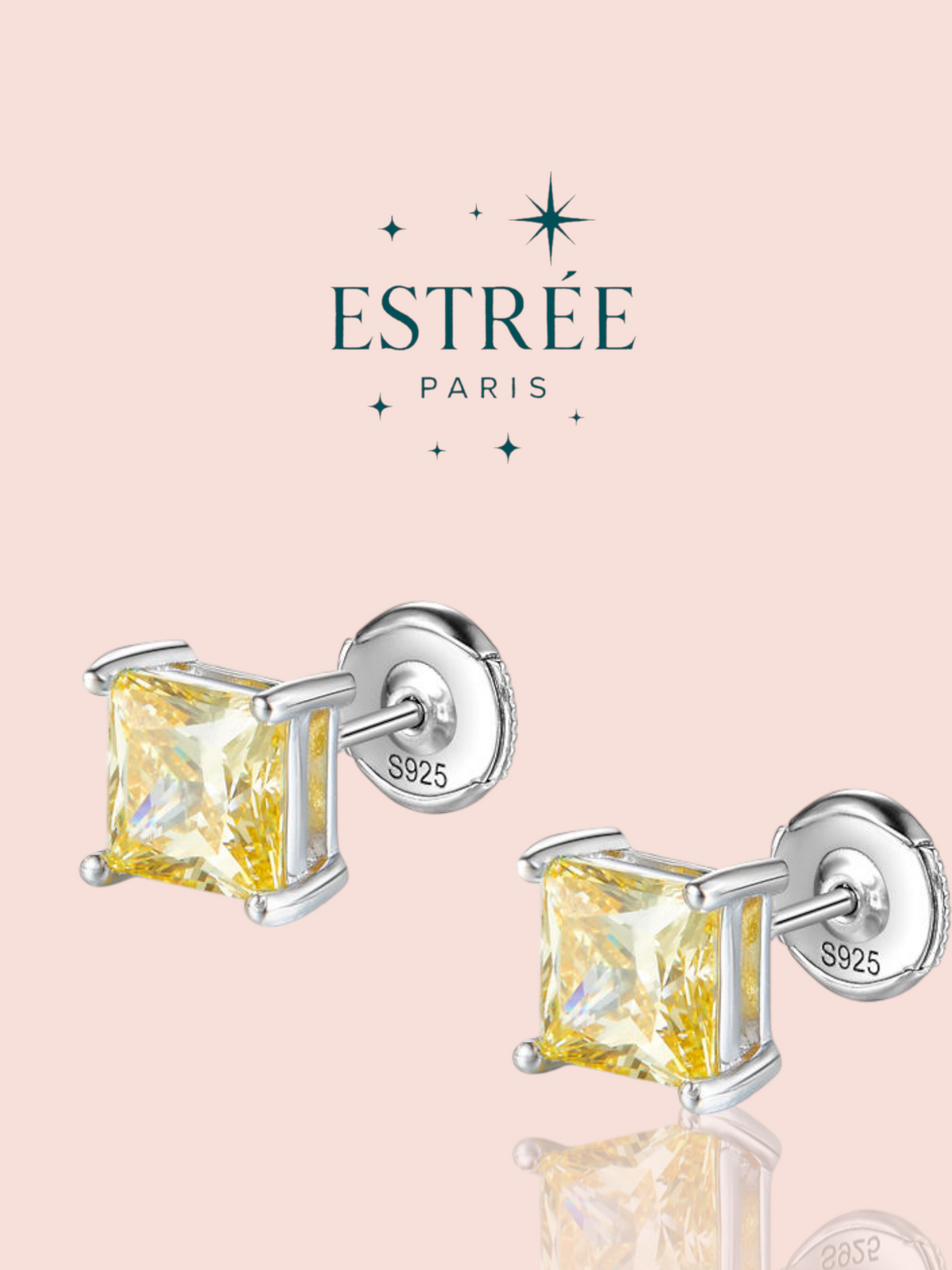 [Edition sunshine☀️] Boucles d’oreilles Pupuce Ambre Champagne