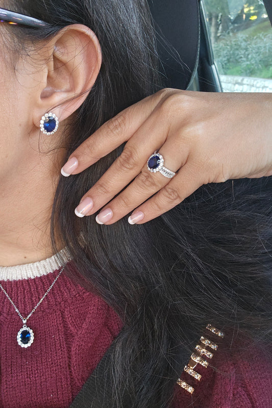 Boucles d’oreilles Blue Royal