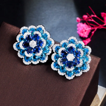 Boucles d'Oreilles Deep Blue
