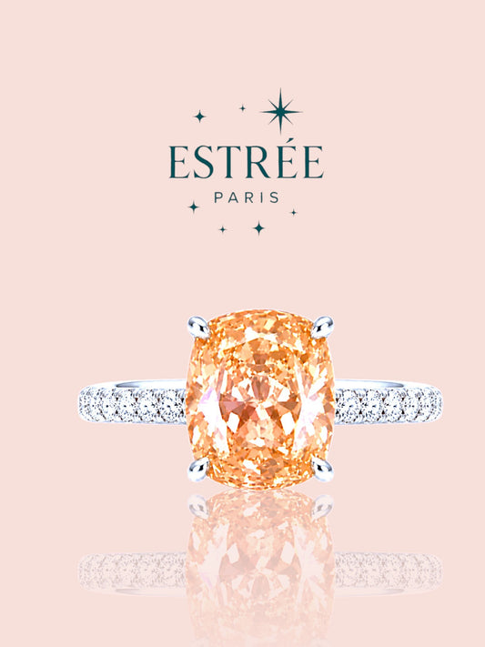 Bague Cushion Sunset