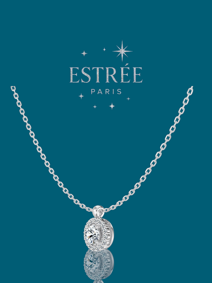 Collier Diamond Halo en Argent 925 💎