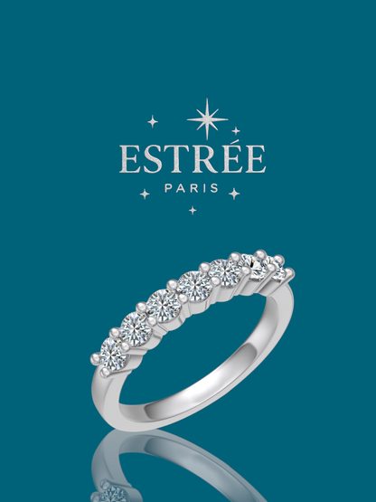 Alliance Ice Elegance - Moissanite Argent 925 💎