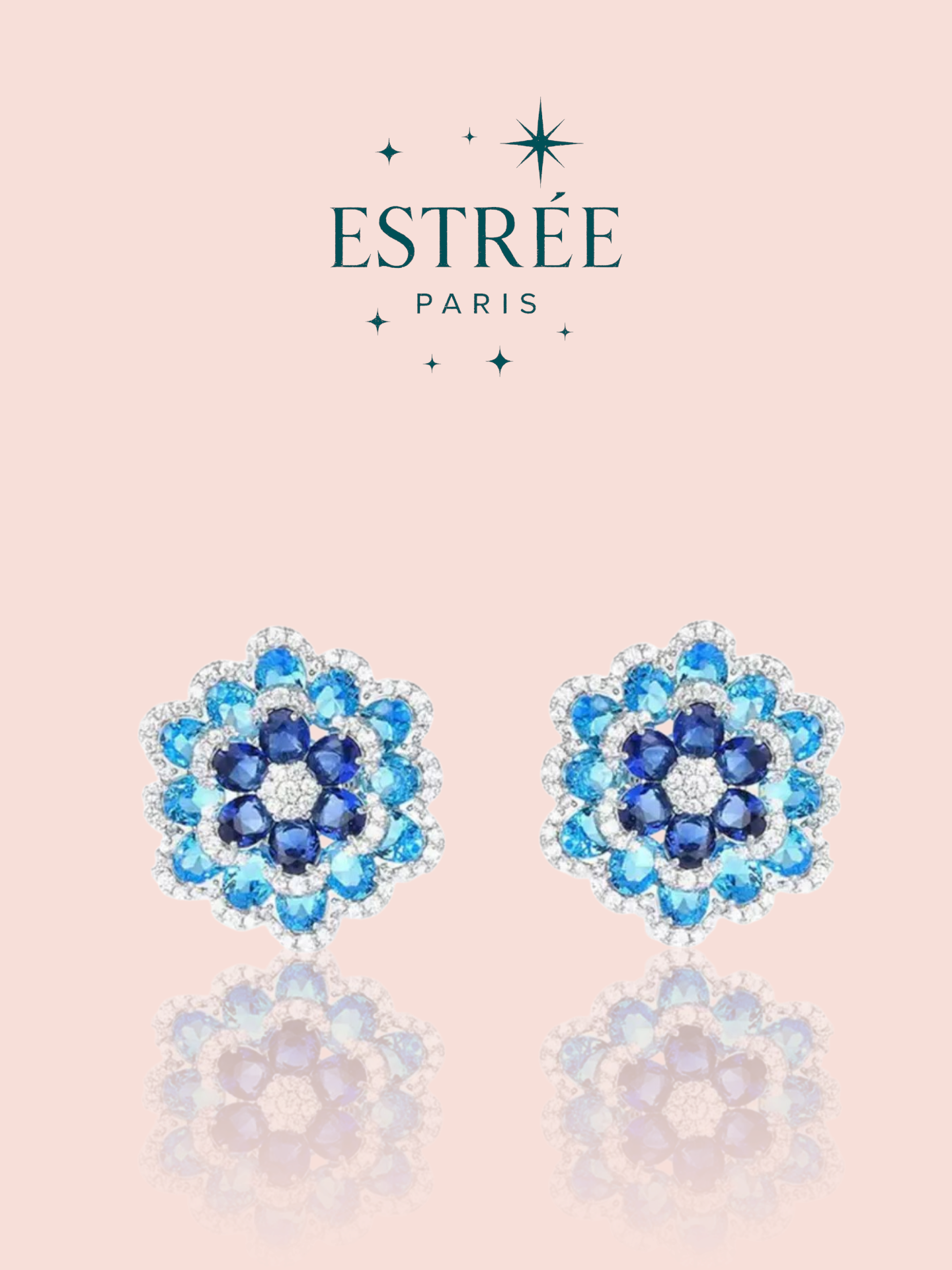 Boucles d'Oreilles Deep Blue