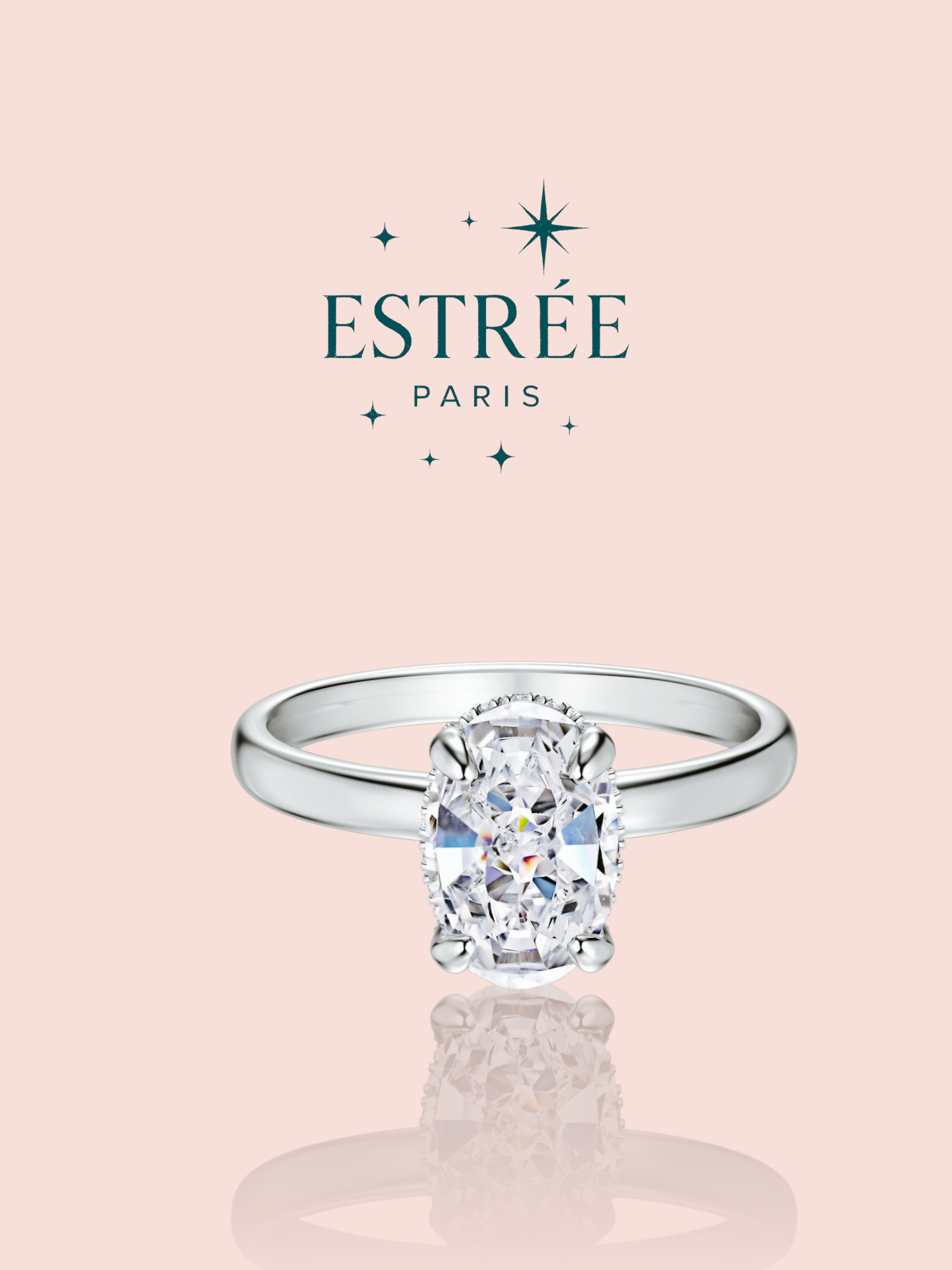 Bague Baby Luna Glow Argentée