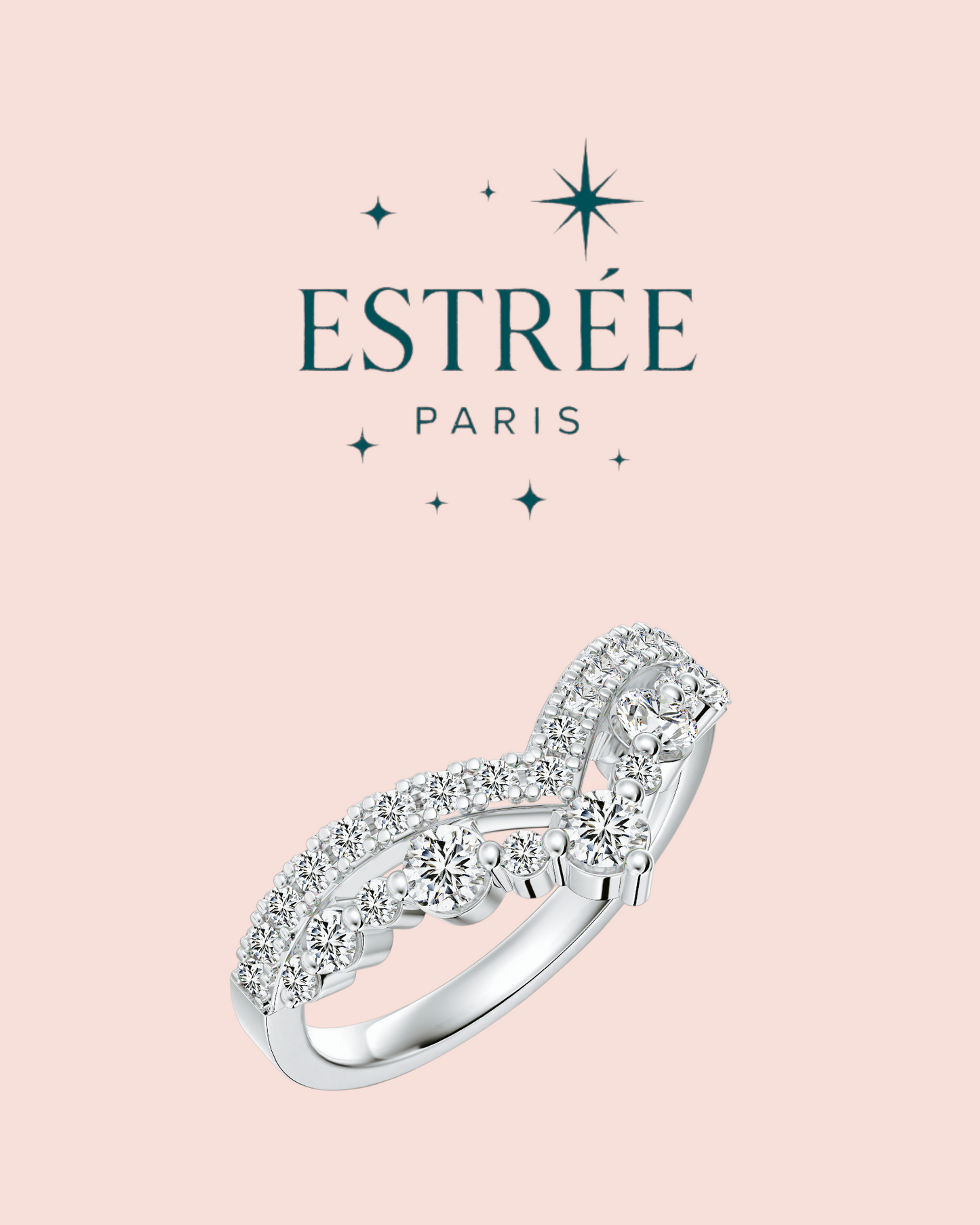 Bague Crown  - Argentée/Dorée