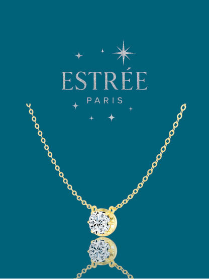 Collier East West 💎- Moissanite Argent 925